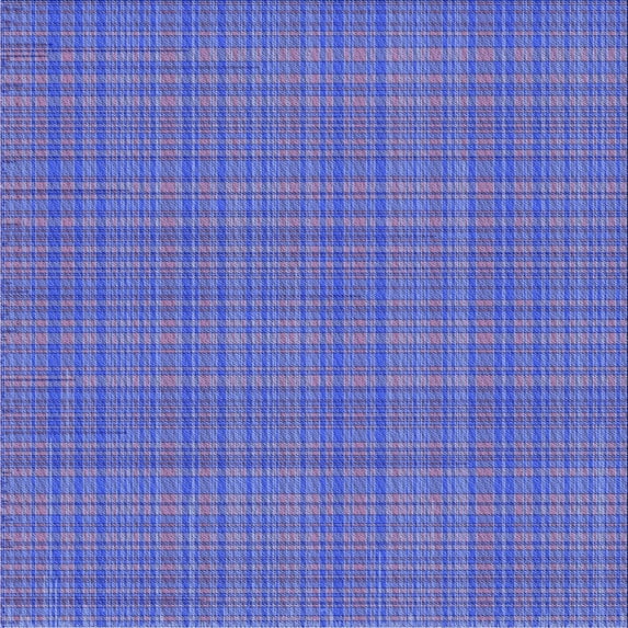 Ahgly Company Indoor Square Patterned Sky Blue Dress Blue Area Rugs, 5' Square