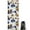 Pioneer Flower Floral, variant on Pioneer Flower Floral Print Pattern Hot Yoga Mat Towel Non Slip for Hot Yoga - Quick-Drying Yoga Mat Cover with 4 Corner Pockets with Travel Bag - Hot Yoga Towel Non Slip 70"x26"