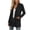 Black, variant on Long Cardigan for Women Open Front Eyelet Long Sleeve Cardigan with Pockets Lightweight Boho Jackets Pink S