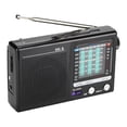 thumbnail image 1 of Bunblic Portable Radio Pocket Size Multifunctional Compact Small for Walking Outdoor Black, 1 of 5