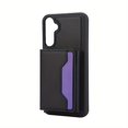 thumbnail image 1 of 2 In 1 Fashion Faux Leather Phone Case For Samsung Galaxy S23 Ultra S22 Ultra S23 Plus S22 Plus A13 A14 A53 A54 Business Flip With Magnetic Aluminum Card Box 10 Cards Wallet Slot Holder Protect Cover, 1 of 5
