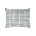 thumbnail image 2 of (2 pack) Better Homes & Gardens 14" x 20" Lulu Silver Plaid Cotton Rich Decorative Pillow, 2 of 7