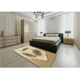 thumbnail image 5 of Ahgly Company Machine Washable Indoor Round Transitional Copper Brown Area Rugs, 8' Round, 5 of 7