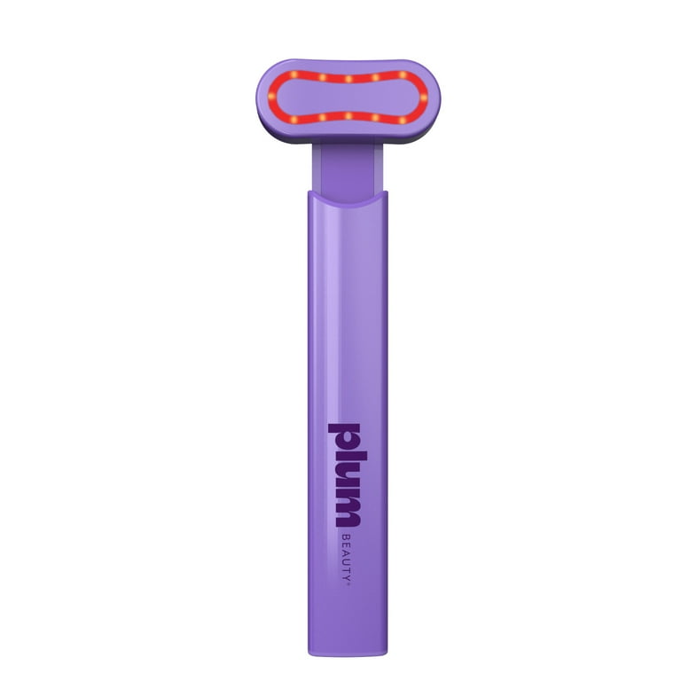 Plum Beauty Red Light Vibrating Facial Radiance Wand - Walmart.com
