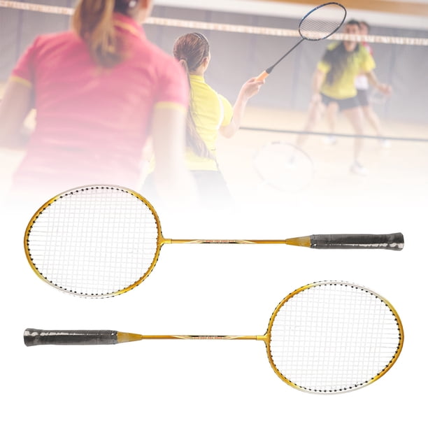 Badminton Racket Set of 2 Professional Iron Alloy Ultra light