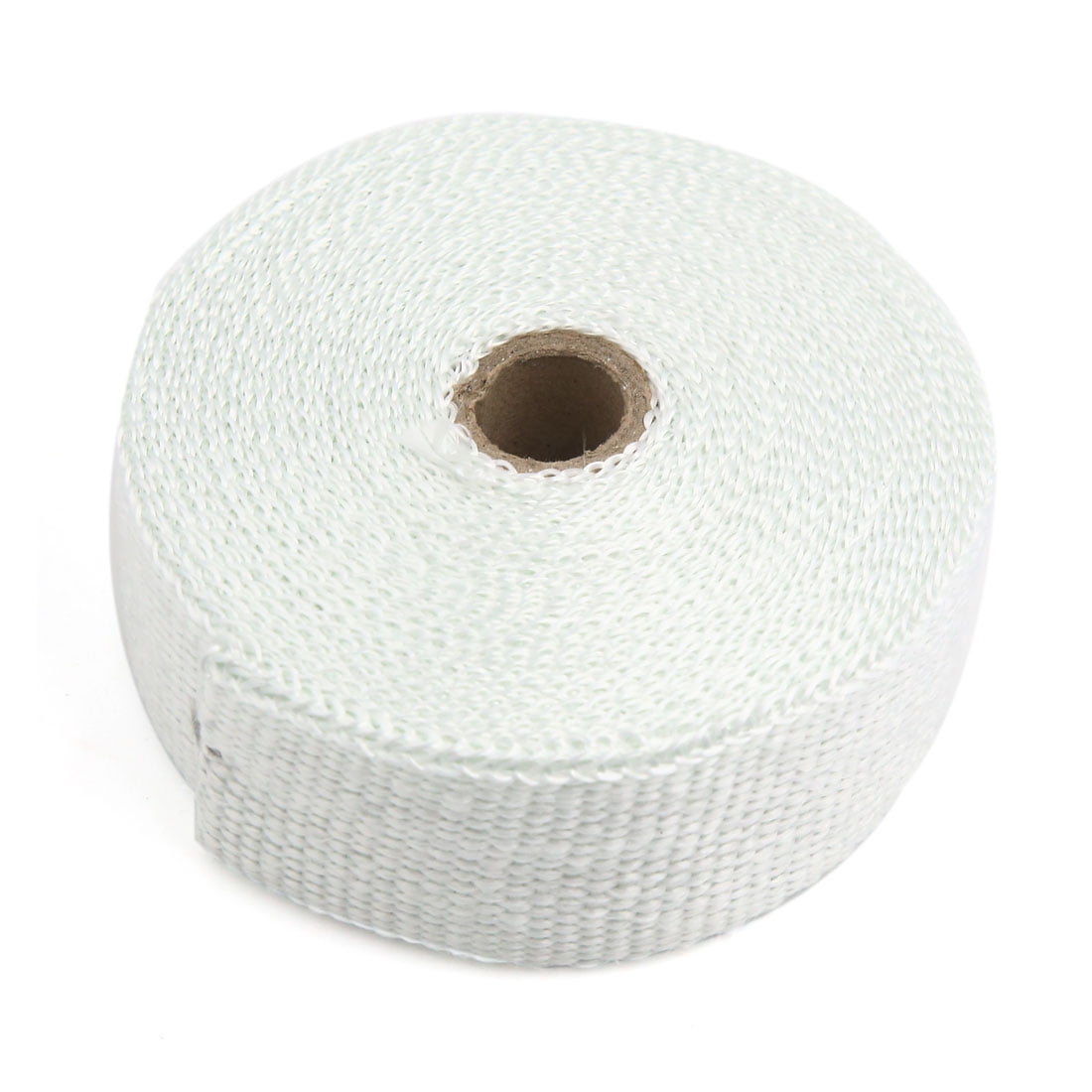 10m White Woven Cloth Car Motorcycle Exhaust Pipe Heat Insulation Wrap