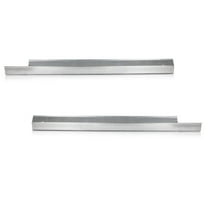 PIT66 Silver Slip-on Rocker Panel 4 Door Left Right Fit for 2008-2011 Ford Focus