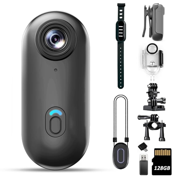 Cámara corporal Catchallway 4K 128GB con audio y resistente al agua