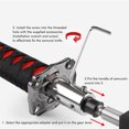 thumbnail image 4 of Perilla de cambio de marchas para coche Samurai Gear Shifter con 4 adaptadores Ajuste universal para coches manuales La mayoría de coches automáticos, 4 of 7