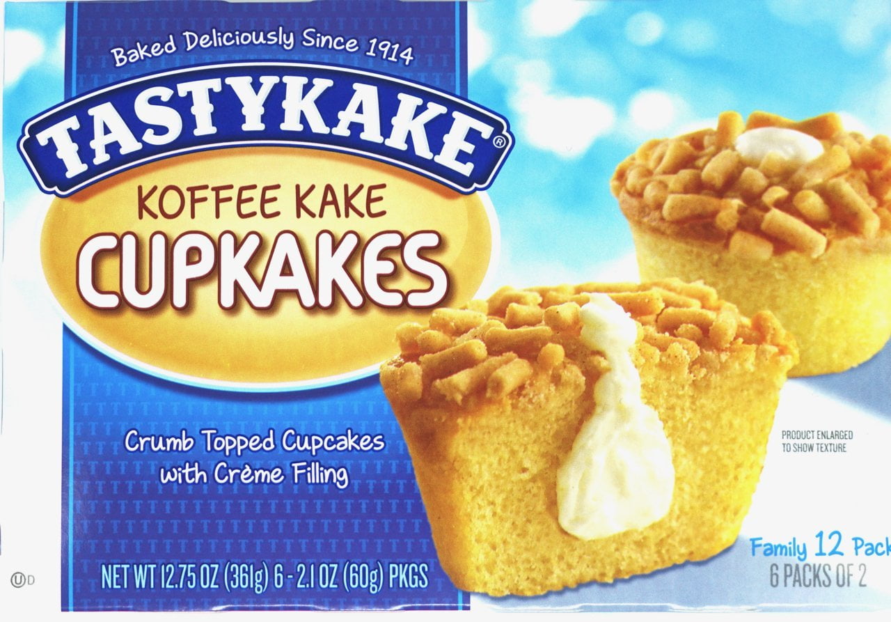 Tastykake Cream Filled Koffee Kake - 2 Family Packs