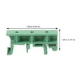 thumbnail image 4 of IFANLANDOR 10 Sets Rail Mounting Adapter Plastic Green for Fix Electronic Switch Equipment, 4 of 8
