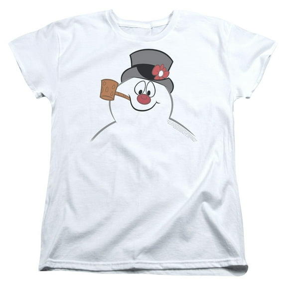 Frosty The Snowman - Frosty Face - Women's Short Sleeve Shirt - X-Large