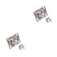 thumbnail image 3 of Soidarity Panel de toma de Audio para guitarra eléctrica Gibson TL, 1/4 , 6,35mm, montaje de conector de Audio cuadrado plata 2piezas Soidarity  CBP097345, 3 of 5