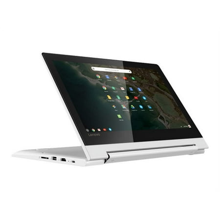 Lenovo Chromebook C330 81HY - Flip design - MT8173c / 2.1 GHz - Chrome OS - PowerVR GX6250 - 4 GB RAM - 64 GB eMMC - 11.6" IPS touchscreen 1366 x 768 (HD) - Wi-Fi 5 - blizzard white - kbd: US