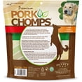 thumbnail image 3 of Pork Chomps Premium Assorted Flavors Rawhide-Free Twists for Dogs, 6 inch, 12 Count, 3 of 9