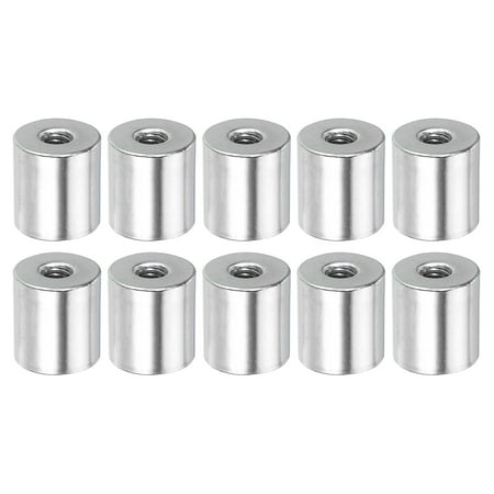 

Uxcell Round Coupling Nut M10 to M4 Adapter Screw Thread Convert Sleeve Connector Rod Bar Stud Tube Nut Silver 10 Pack