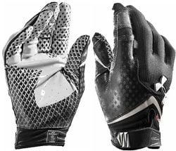 Nitro Football Glove Small Black/White 