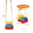 thumbnail image 3 of Lineslife 4-in-1 Heavy-Duty Adjustable Baby Swing Seat or Infants, Red, 3 of 8