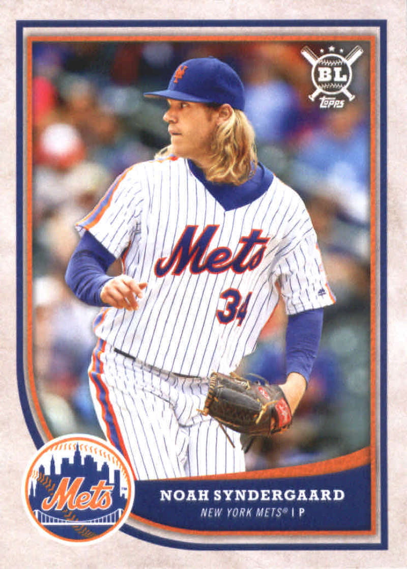 2018 Topps Big League #282 Noah Syndergaard New York Mets Baseball Card ...
