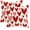 Rouge4, variante sur Housses de Coussin de la Saint-Valentin 20x20 Ensemble de 2, Coussins Décoratifs Cœurs Blancs Rouges pour Maison Canapé Extérieur
