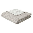 thumbnail image 3 of Kendall Vine Leaf Embroidery Taupe Neutral 3-Piece All-Season Reversible Soft Microfiber Quilt Set - Full/Queen, 3 of 6