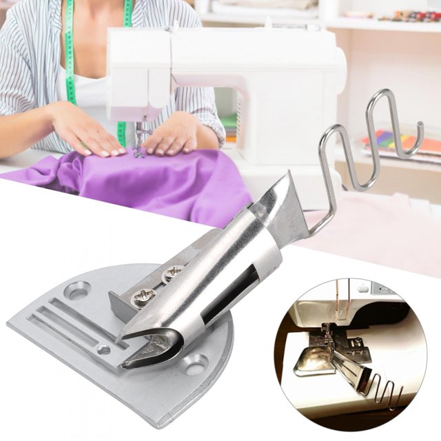 Carpeta de coser para máquina de coser Industrial con pie móvil entrada de puntada de pespunte de una sola aguja 24mm para máquina de coser ANGGREK Otros