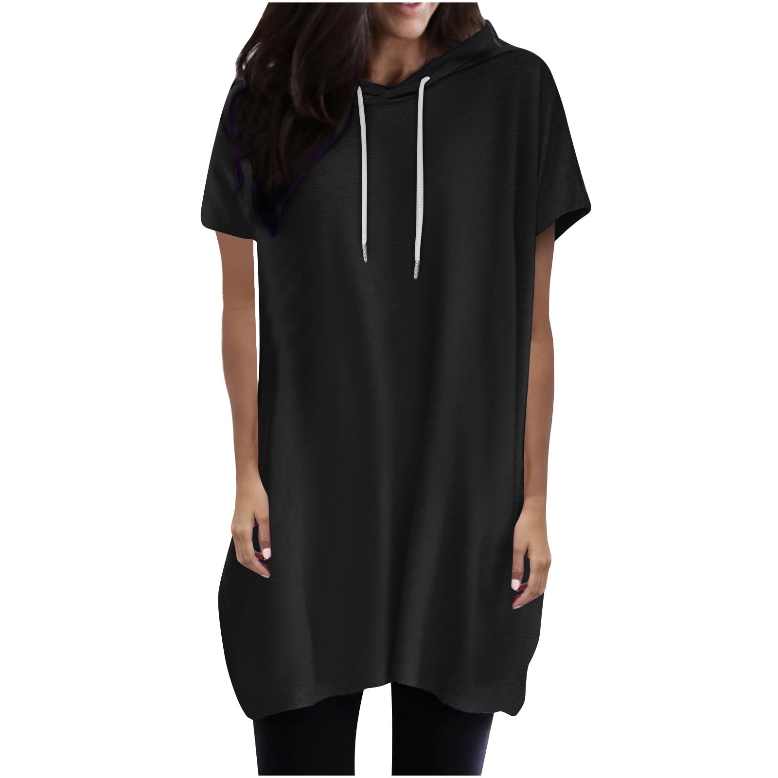 Women Summer Long Tunic Tops to Wear with Leggings, Oversized
