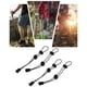 thumbnail image 1 of Paquete de 4 correas de hebilla con soporte para bastones de senderismo para caminar para , cordón de cuerda de sujeción, cuerda elástica Cola Mochila Senderismo Bastón Titular, 1 of 8