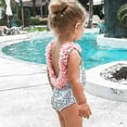 thumbnail image 5 of stylesilove Toddler Kid Girls 3D Flower Straps Backless One-Piece Swimsuit Beach Bathing Swimwear, 5 of 10
