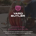 thumbnail image 7 of Yard Butler Handy Reel Easy Winding Heavy Duty Metal Garden 75’ Water Hose Reel Low Profile Portable Ground Or Wall Mount– IHR-1SLV Hammered Silver Vein, 7 of 7