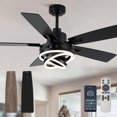 thumbnail image 1 of Ventilador de techo Curve Curio de 52" negro con motor DC y luces, 1 of 7