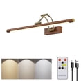 thumbnail image 1 of HavenGlow Luminaires Photo Sans Fil pour Mur Rechargeables, Lampe d'Art de 16 Pouces à Piles pour Peintures, 3CCT à Intensité Réglable avec Télécommande, 1 of 7