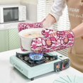 thumbnail image 7 of Honeii Cute Girl patten Oven Mitts and Pot Holders Sets, Baker Oven Mitts, Mittens for Kitchen Decor, Baking Lover over Gloves Gifts, 7 of 7