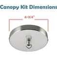 thumbnail image 4 of Czcpp-21 510-41 Kit de Canopy Éclairage & Accessoire de Lampe, Nickel Satiné, 4 of 4