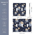 thumbnail image 3 of Dailycode Light Switch Plate Covers 2 Gang Wall Plate Plastics Outlet Covers for Kitchen Home Office Decor Cute Bear in Space, 3 of 8