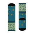 thumbnail image 5 of Peacock Socks Unisex Stretchy Crew | Original Paisley Teal Blue | 1 Pair, 1 Size, 5 of 6