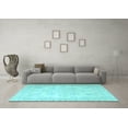 thumbnail image 3 of Ahgly Company Indoor Rectangle Persian Light Blue Traditional Area Rugs, 4' x 6', 3 of 4