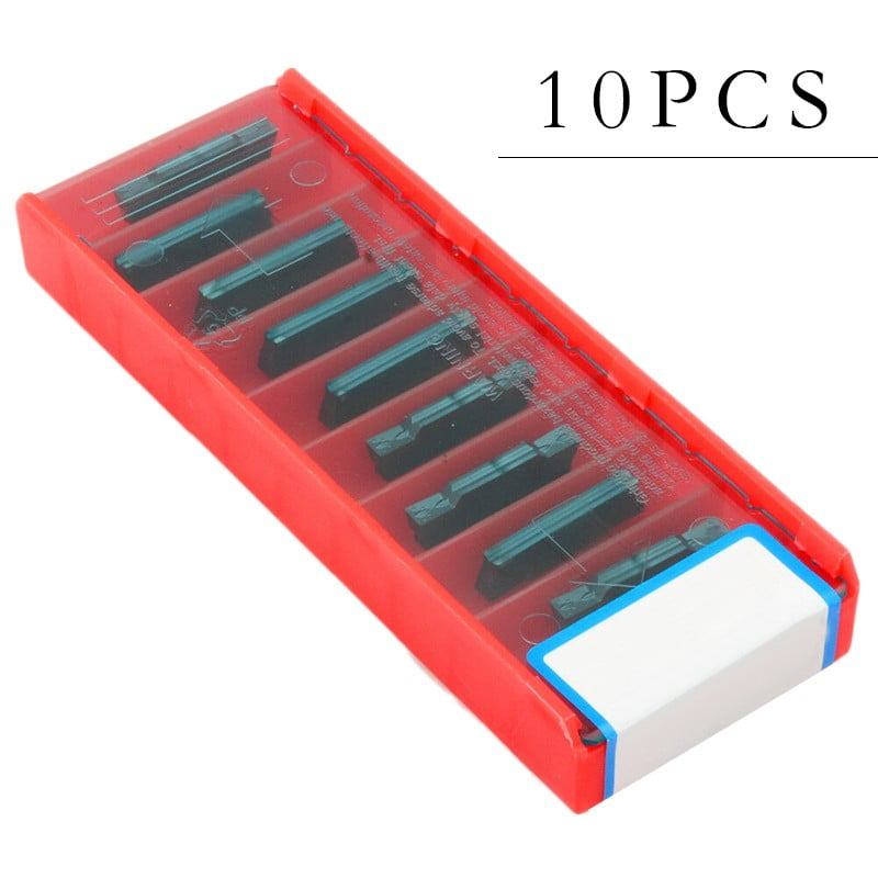 10x MGMN300 GM5030 Carbide Inserts Turning Tool With Box For Stainless Steel