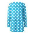 thumbnail image 5 of Meichang Cardigans for Women Trendy Fall Open Front Cardigan Polka Dot Print Long Sleeve Light Weight Cardigans Loose Fit Pockets Fall Cardigan, 5 of 6
