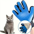 thumbnail image 5 of 2 Pack Pet Gloves, Pet Grooming Bathing Scrub Brush, Grooming Gloves for Long and Short Haired Dogs, Cats, Rabbits and Horses, High Efficiency Pet Hair Removal Gloves, 5 of 5