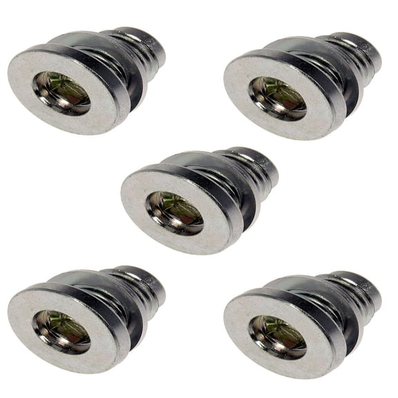 KarParts360 For Mazda CX-5 2013 14 15 16 2017 Drain Plug | Steel | 3 Bolt Grade | Black | Silver | Oil Drain Plug Describe Type | Conventional Drain Method | Replacement For FS50-21-249