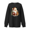 thumbnail image 5 of Christmas Winter Hoodies for Women Cute Prints Long Sleeve Fleece Sweatershirt Trendy Pullover Sweaters for Holiday, 5 of 5