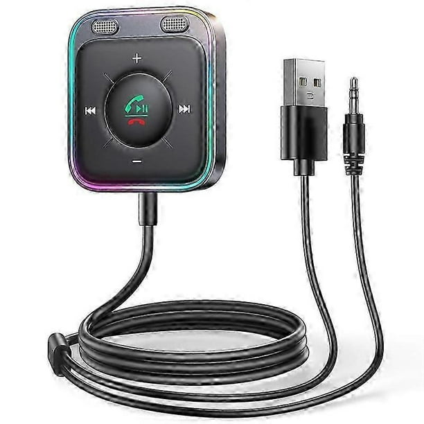 Joyroom Bluetooth 5.3 AUX Car Adapter Dual Mics Noise Cancellation mitter Hand Free Wireless Re