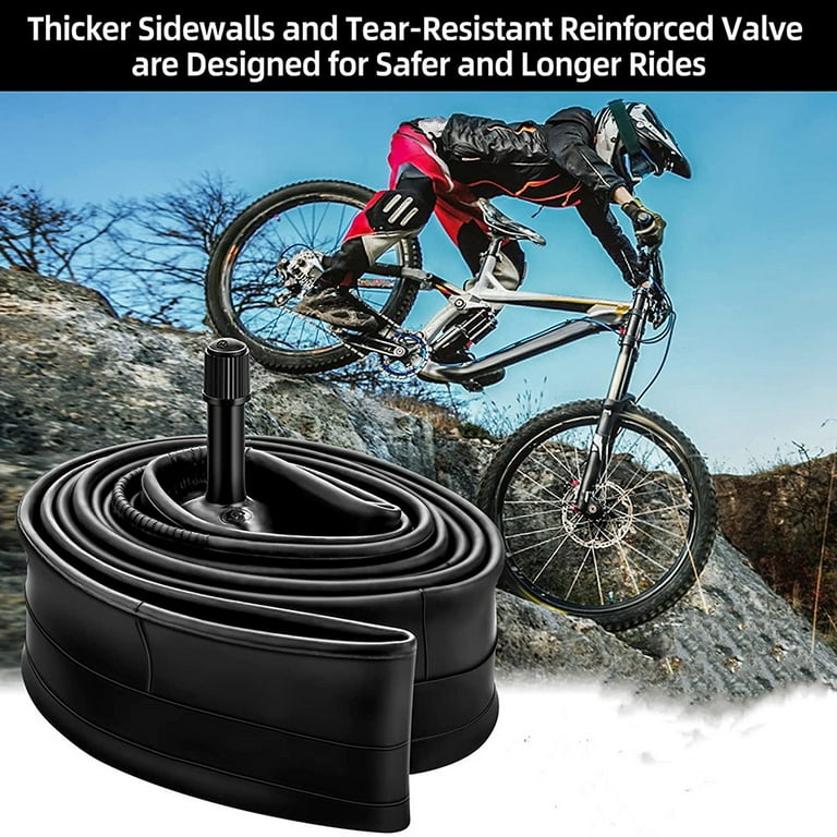 2PCS Bike Tubes for 26 Inch x 1.75/1.95/2.10/2.125 Bike Tire, Bike Inner  Tube with Valve Bicycle Accessories