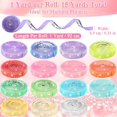 thumbnail image 4 of Tiras de Strass Autoadhesivas Tetutor 15 Yardas 15 Colores, 4 of 7