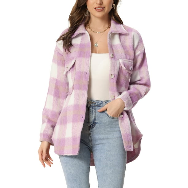 Mezclas De Lana Para Mujer, Clásico, De Largo Medi... – Grandado