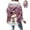 Pink, variant on Womens Jacket Trendy Christmas Pattern -Lined Hooded Drawstring Jacket Sweatshirt Fall Winter Coats for Women,Black,L