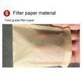 thumbnail image 1 of 300 Pieces Teabags Drawstring Filter Bags For Household Tea Shop Strainer Infuser Pouch Penetration Seal Tea Bag Powder Spices Teaware 5*7 CM, 1 of 9