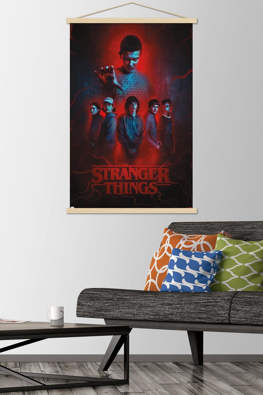 Netflix Stranger Things: Season 4 - Group Wall Poster with Magnetic Frame