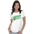 thumbnail image 4 of Vegan Peace Love Hippie Herbivore Womens Slim Fit Graphic Tee Brisco Brands S, 4 of 5